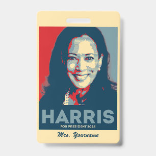 Badge Kamala Harris Présidente 2024 - Espoir