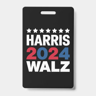Badge Kamala Harris Walz, Présidente Vice-Présidente
