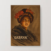 Badge Karama : Actrice japonaise Romance Geisha (Recto)