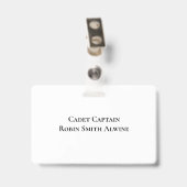 Badge Kemper Military School and College (Arrière avec clip)