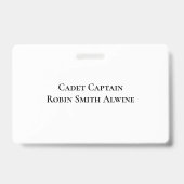 Badge Kemper Military School et College (Arrière)