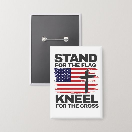 Badge Kneel pour la croix (Recto/Verso)