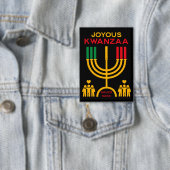 Badge Kwanzaa joyeux (Insitu)