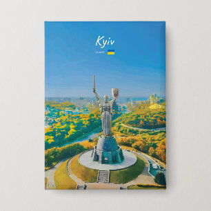 Badge Kyiv, Ukraine - Monument de la mère Ukraine