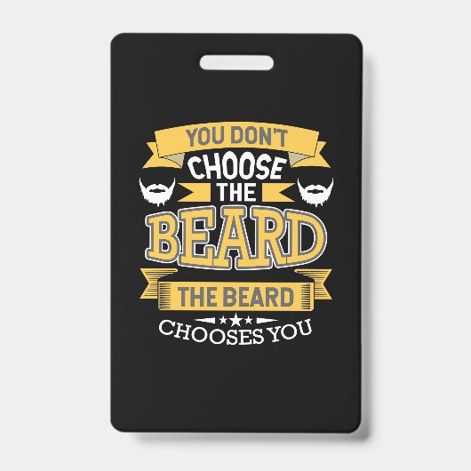 Badge La Barbe Vous Choisit (Avant)