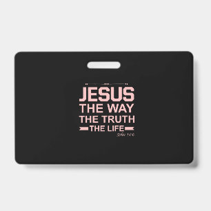 Badge La Bible chrétienne Verse Jésus Vérité Vérit