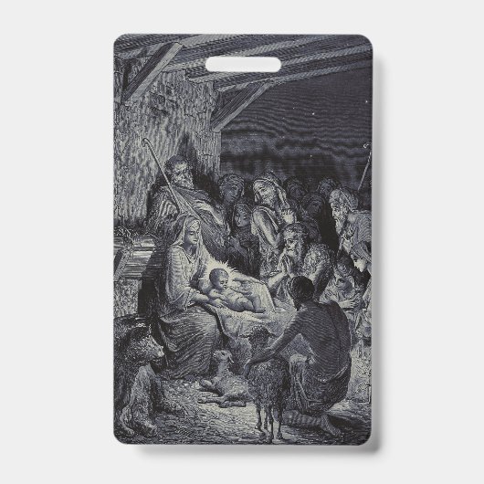 Badge La crèche biblique (Avant)