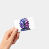 Badge La face de lion (Manuel / portable)