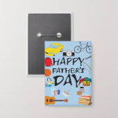 Badge La fête des pères (Recto/Verso)