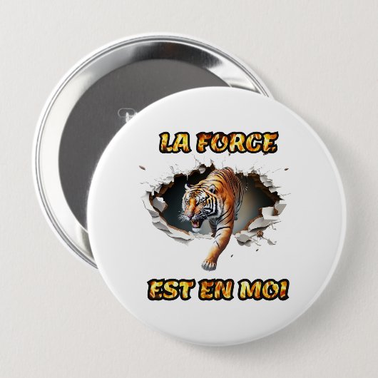 Badge La Force est en moi (Devant & derrière)