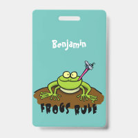 La grenouille règle drôle dessin de grenouille ver