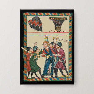 Badge La Mort De Reinmar von Brennenberg Art Médiéval