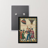 Badge La Mort De Reinmar von Brennenberg Art Médiéval (Recto/Verso)