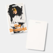 Badge La puce Barkhouse est le Drummist. Passage de VIP (Avant & arrière)