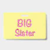 Badge La typographie des grandes soeurs (Arrière)