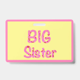 Badge La typographie des grandes soeurs