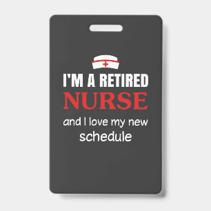 Badge La vie infirmière Je suis une infirmière retrait