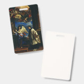 Badge La Vocation de Saint Aloysius Luigi Gonzaga (Recto et verso)