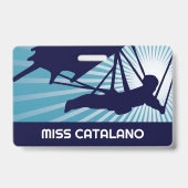 Badge Laisser-passer instructeur de deltaplane  (Arrière)