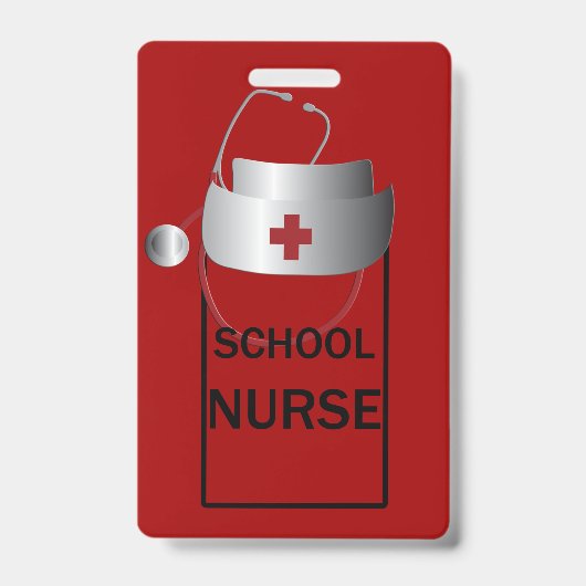 Badge Laisser-passer pour l'infirmerie de l'école (Avant)