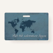 Badge Laissez l'aventure commencer (Dos)