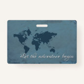 Badge Laissez l'aventure commencer (Devant)