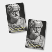 Badge L'âme ne pense jamais sans image (Avant & arrière)