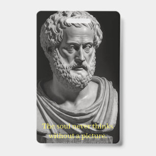 Badge L'âme ne pense jamais sans image