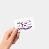 BADGE L'AMÉRIQUE 250 ANS DE LIBERTÉ (Manuel / portable)