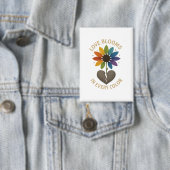 Badge L'amour fleurit dans chaque couleur (Insitu)