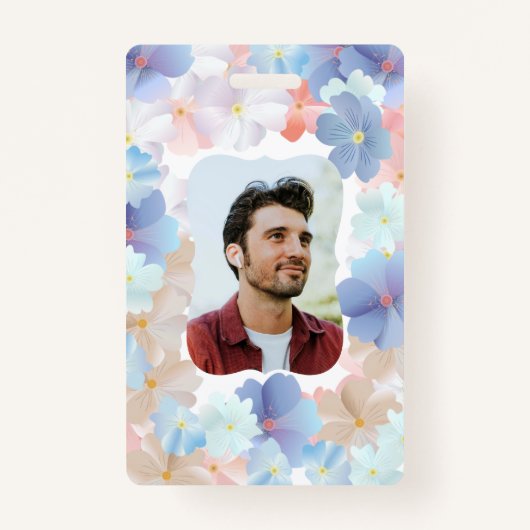 Badge L'amour pur comme Fleur (Devant)