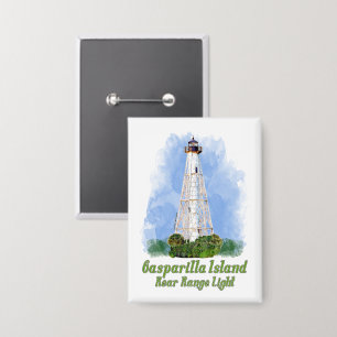 Badge Lampe arrière de l'île de Gasparilla - Floride