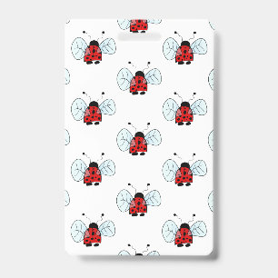 Badge Lampe de table coccinelle