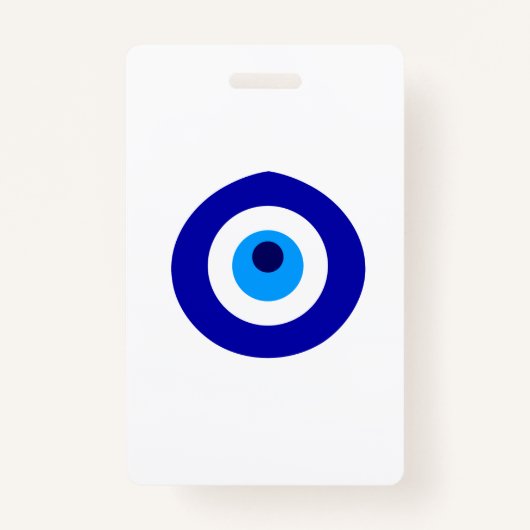 Badge L'amulette turque a appelé Nazar (Devant)