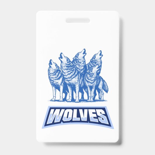 Badge Lancers de Coussin par des Loups (Avant)