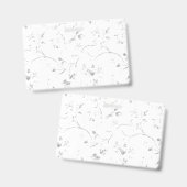 Badge Langue, Nuage Gris (Avant & arrière)