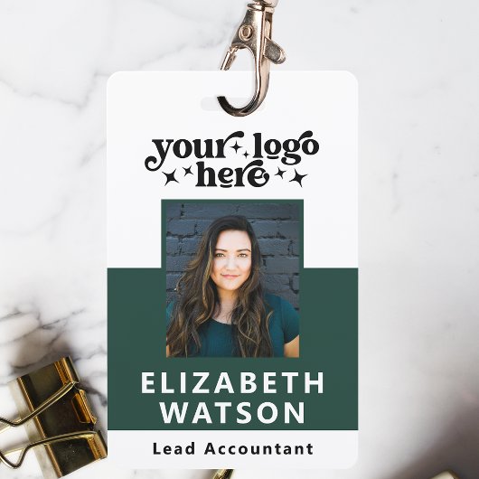 Badge Lanière de nom d'employé avec ID d'événement perso