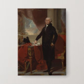 Badge Lansdowne Portrait : Le président américain George (Recto)