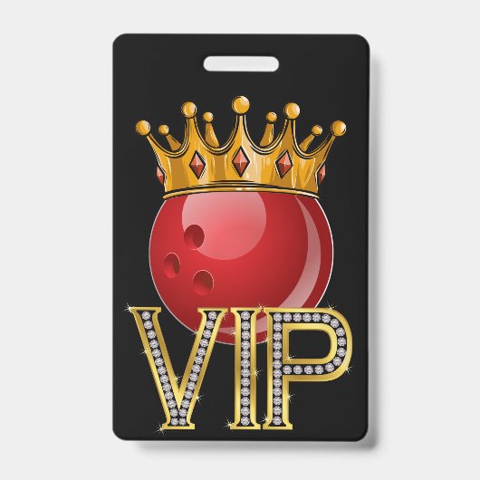 Badge Lanyard VIP BOWLING (Avant)