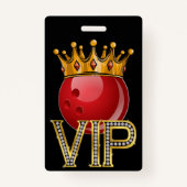 Badge Lanyard VIP BOWLING (Devant)