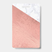 Badge lanyard VIP tendance en marbre rose gold per (Arrière)