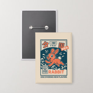 Badge Lapin Manga