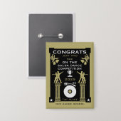 Badge Lauréats du Concours de danse salsa (Recto/Verso)