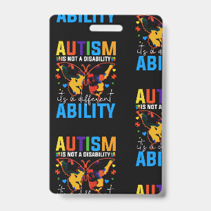 Badge L'Autisme N'Est Pas Un Handicap, C'Est Un Différen