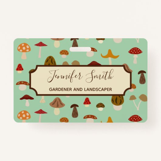 Badge L'automne répand insigne d'affaires (Devant)