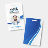 Badge Lavage de pression professionnel et nettoyage de l (Front & Back)