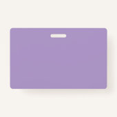 Badge Lavande Lumière Personnalisable Purple (Dos)