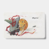 Badge Le Baiser de la Sorcière : un Citrouille d'Hallowe (Arrière)