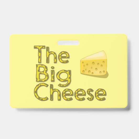 Badge Le Big Cheese Wedge de Swiss (Avant)