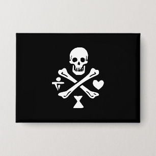 Badge Le bouton Jolly Roger de la saga Pyrate